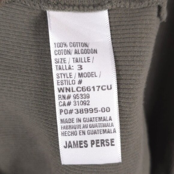 JAMES PERSE STANDARD Ribbed Knit Tank Mini Dress Cotton WNLC6617CU Size 3‎ LARGE - Picture 9 of 9